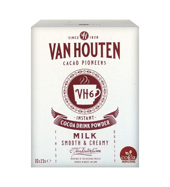 Van Houten Cocoa Drink Powder Milk 10szt 230g