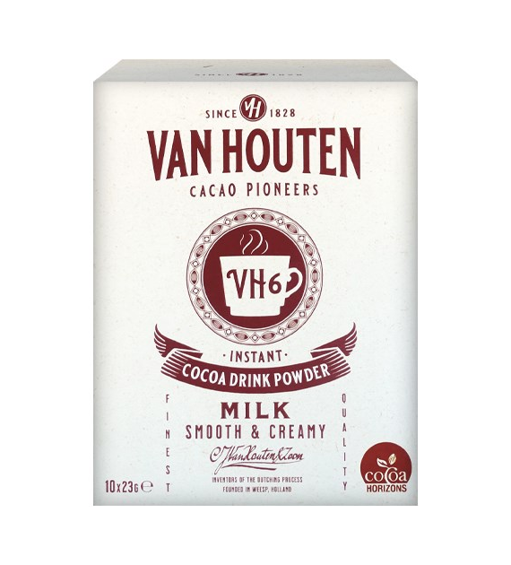 Van Houten Cocoa Drink Powder Milk 10szt 230g