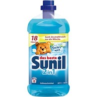 Sunil 2in1 mit Kuschelweich Frisch Gel 18p 1,3L