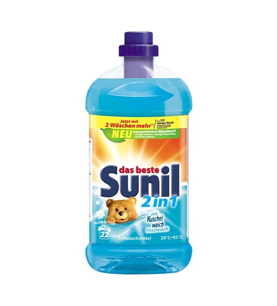 Sunil 2in1 mit Kuschelweich Gel 22p 1,1L