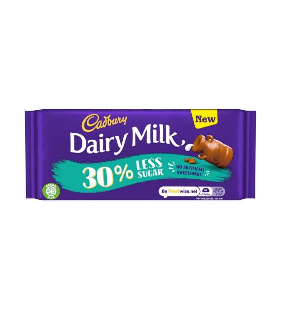 Cadbury Dairy Milk 30% Less Sugar Czekolada 85g