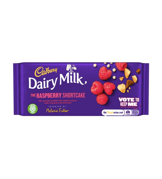 Cadbury Dairy Milk Raspberry Shortcake Czeko 110g
