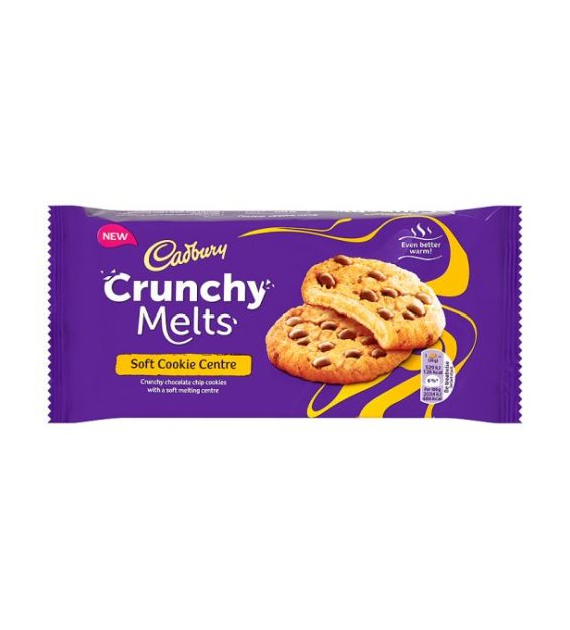 Cadbury Crunchy Melts Soft Cookie Centre 156g