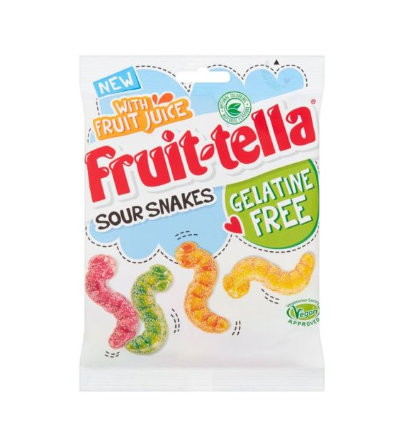 Fruit-Tella Sour Snakes 120g