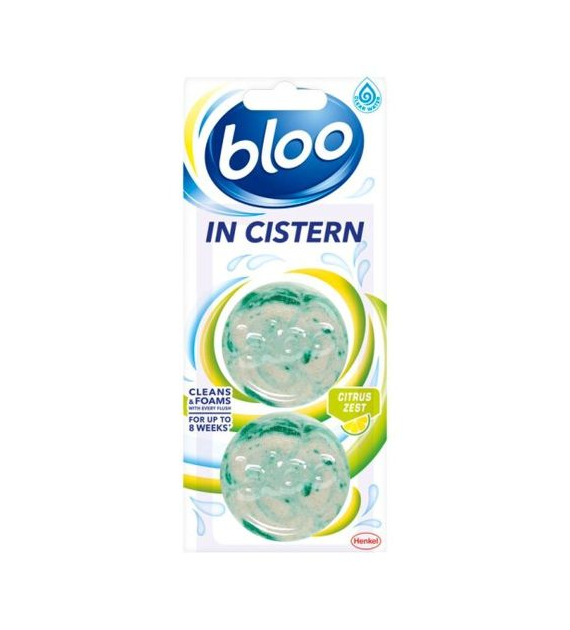 Bloo In Cistern Zitrus Tabletki do WC 2x38g