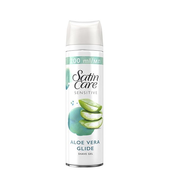 Gillette Satin Care Sensitive Aloe Vera Gel 200ml