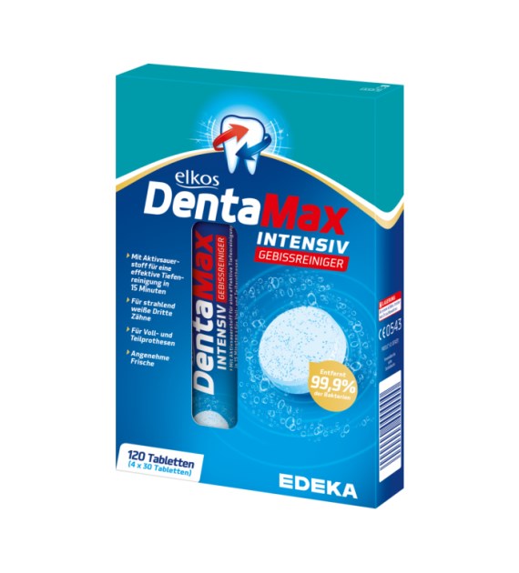 Elkos DentaMax Intensiv Gebissriniger Tabs 4x30szt