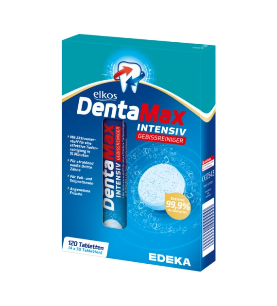 Elkos DentaMax Intensiv Gebissriniger Tabs 4x30szt