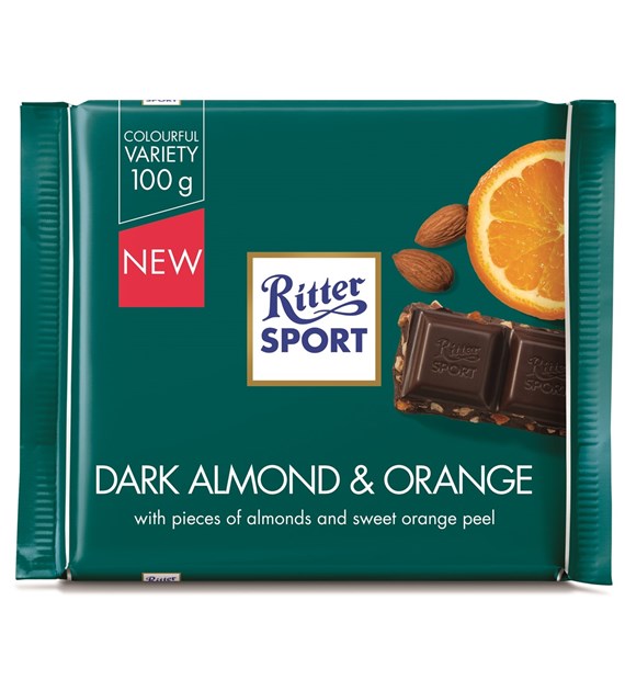 Ritter Sport Dark Almond & Orange Czeko 100g