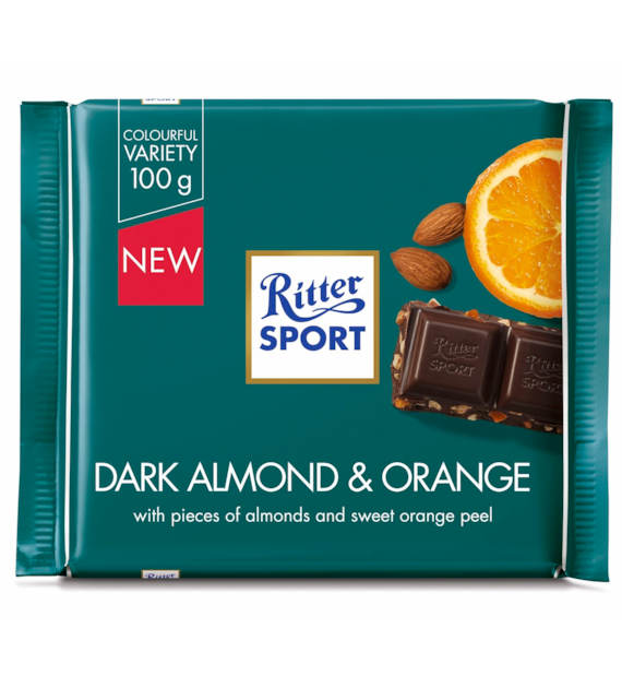 Ritter Sport Dark Almond & Orange Czekolada 100g