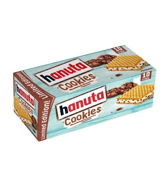 Hanuta Cookies Wafelki 10szt 220g