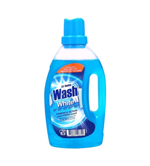 At Home Wash White Gel 28p 1L