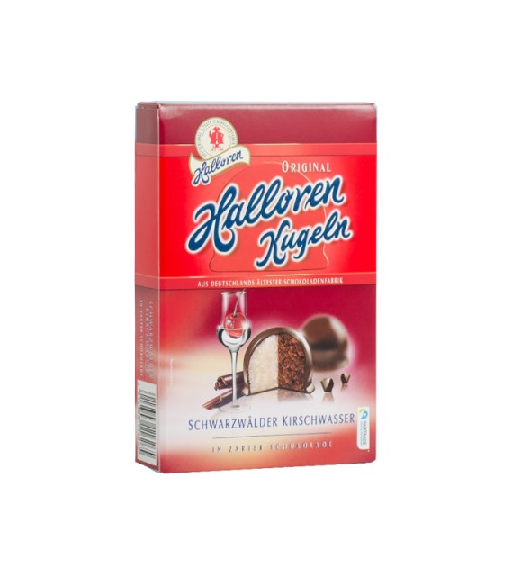 Halloren Kugeln Schwarzwalder Kirschwas 12szt 125g