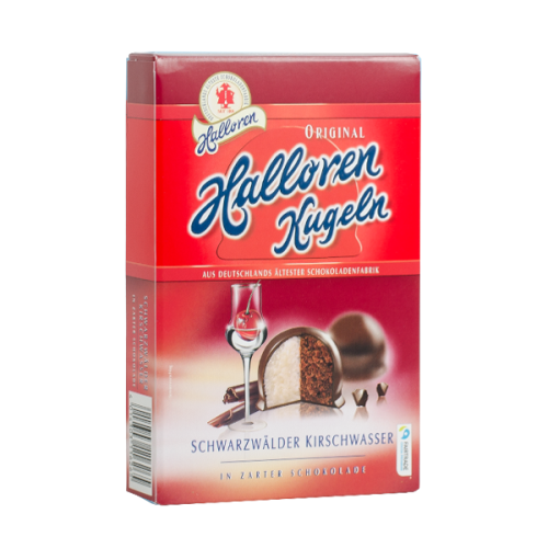 Halloren Kugeln Schwarzwalder Kirschwas 12szt 125g