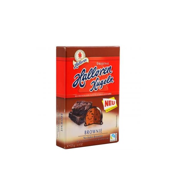 Halloren Kugeln Brownie 12szt 125g