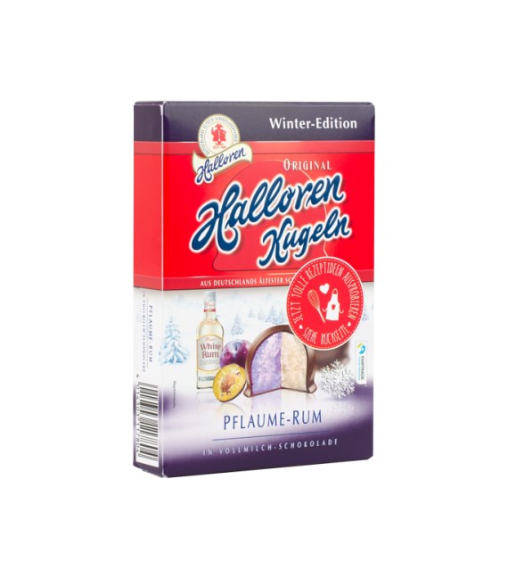 Halloren Kugeln Pflaume-Rum 12szt 125g