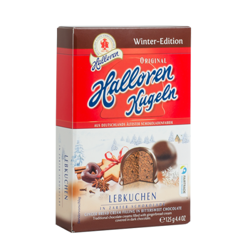 Halloren Kugeln Lebkuchen-Gewurzen 12szt 125g