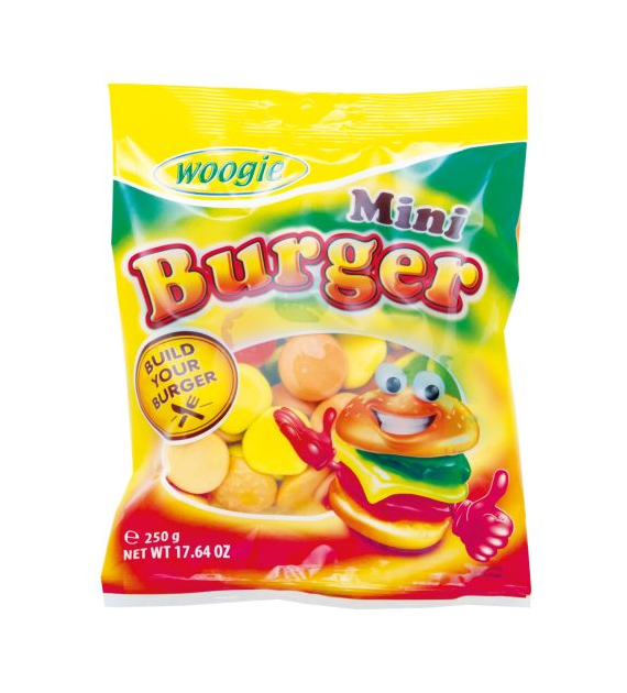 Woogie Mini Burger Żelki 250g