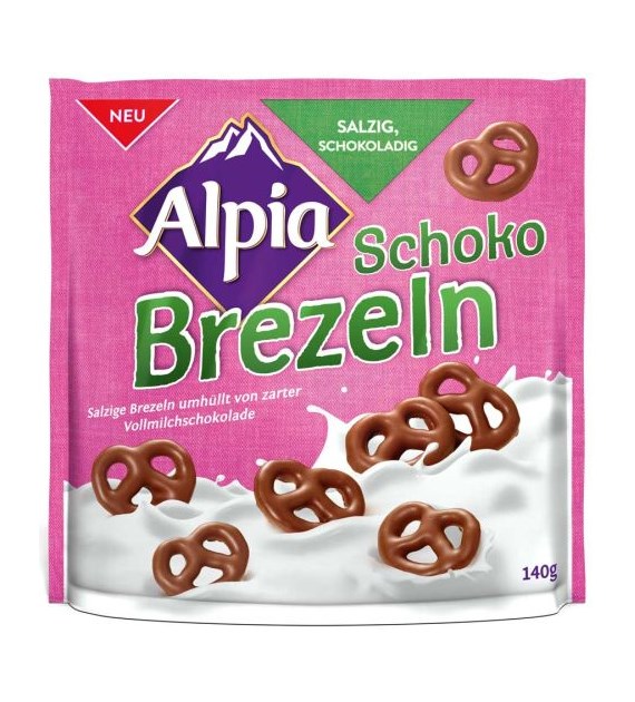 Alpia Schoko Brezeln 140g