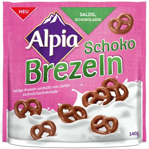 Alpia Schoko Brezeln 140g