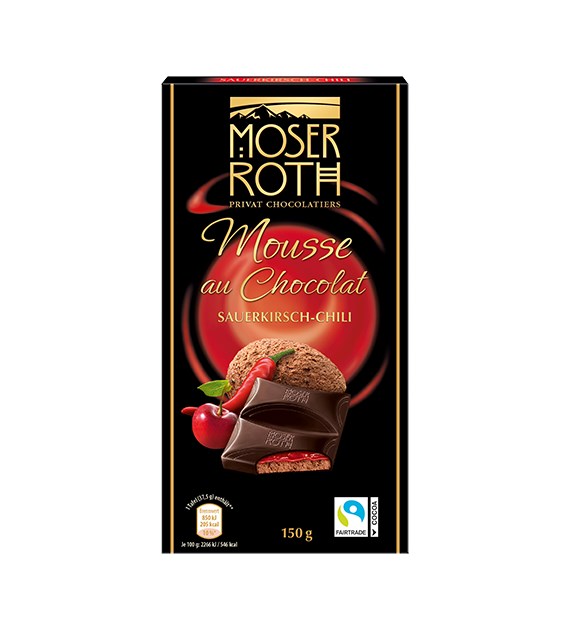 Moser Roth Mousse Sauerkirsch-Chili Czekolada 150g