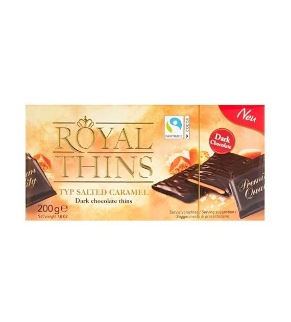 Royal Thins Salted Caramel 200g