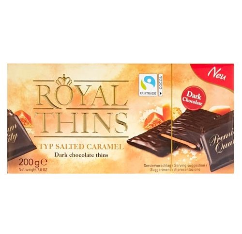 Royal Thins Salted Caramel 200g