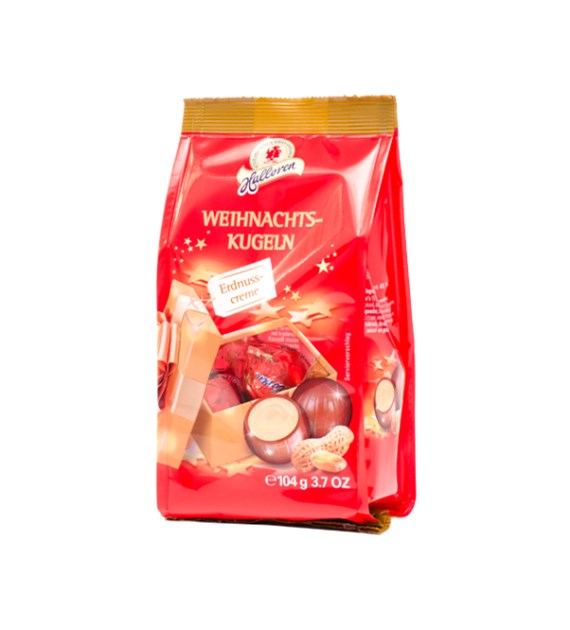 Halloren Weihnachts Kugeln Erdnuss Creme 104g