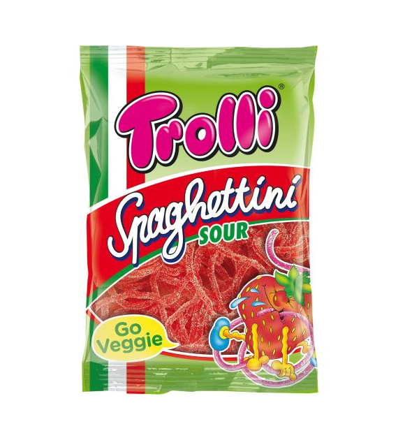 Trolli Spaghettini Sour Erdbeer 200g