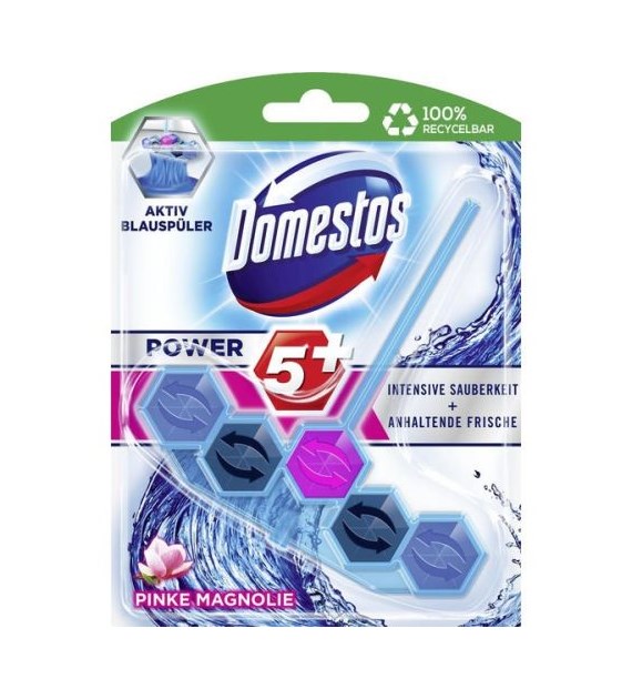 Domestos Power 5 Pinke Magnolie Blauspuler WC 53g