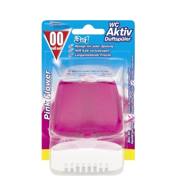 Null Null 3in1 WC Aktiv Pink Flower Zawieszka 55ml