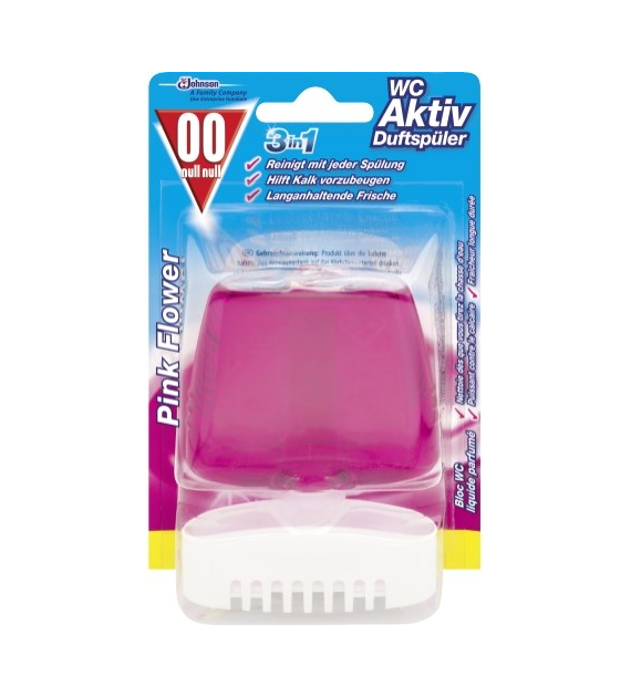 Null Null 3in1 WC Aktiv Pink Flower Zawieszka 55ml