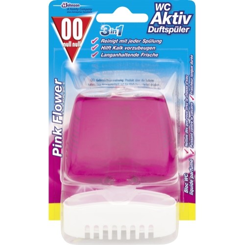 Null Null 3in1 WC Aktiv Pink Flower Zawieszka 55ml