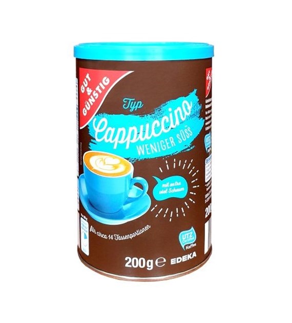 G&G Cappuccino Weniger Suss Puszka 200g
