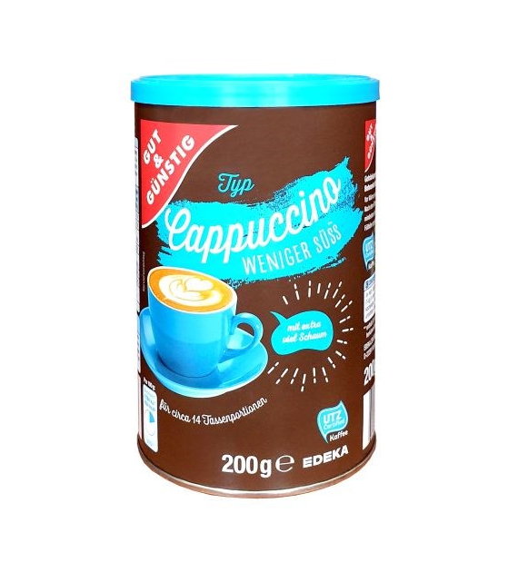 G&G Cappuccino Weniger Suss Puszka 200g