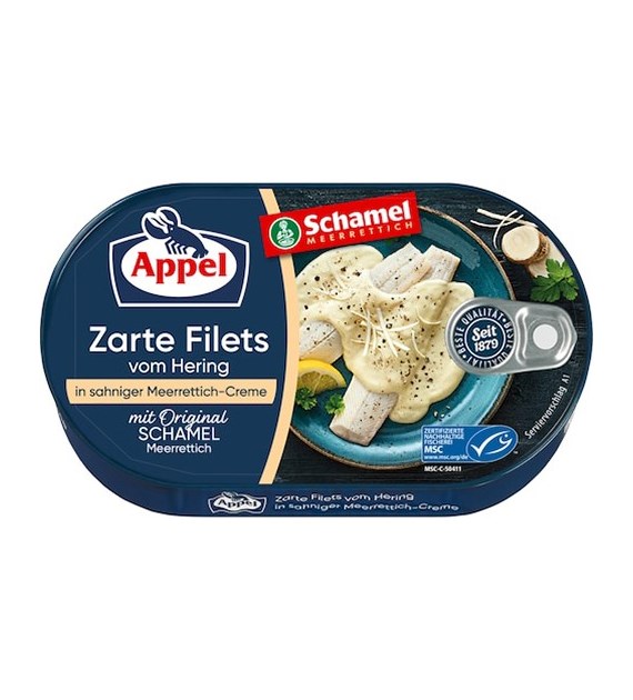 Appel Hering Filets Sahne-Meerrettich-Creme 200g