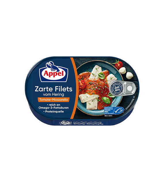 Appel Hering Filets Tomate-Mozzarella 200g