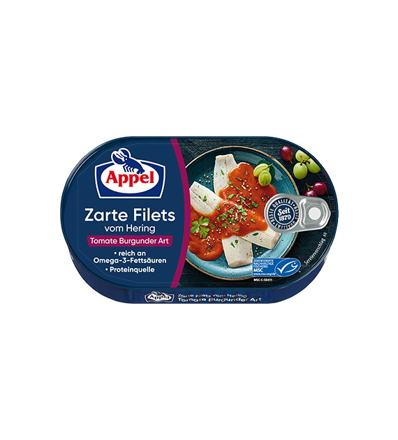 Appel Hering Filets Tomate Burgunder Art 200g