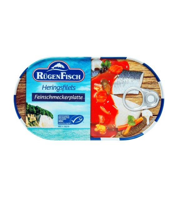 RugenFisch Heringsfilets Feinschmeckerplatte 200g