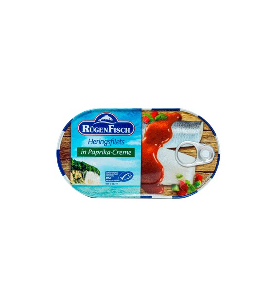 RugenFisch Heringsfilets Paprika-Creme 200g