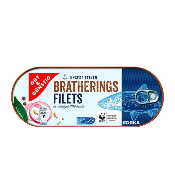 G&G Bratherings Filets in Wurzig Marinade 325g