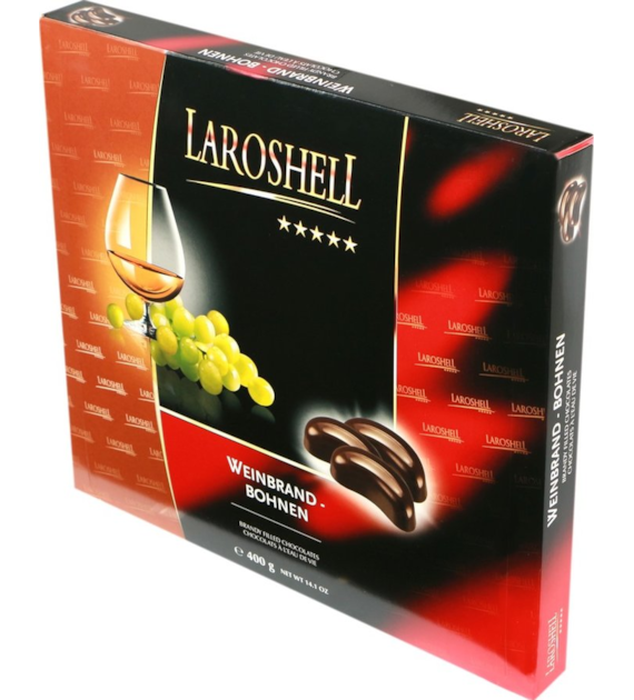 Laroshell Weinbrand-Bohnen Praliny 400g