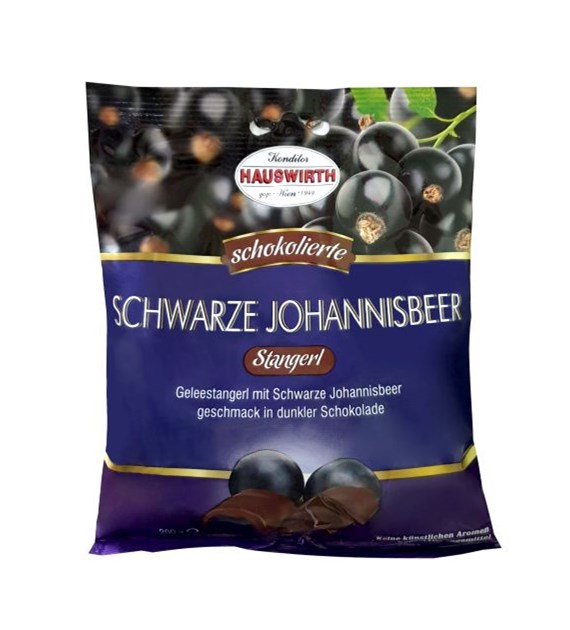 Hauswirth Schokolierte Schwarze Johannisbeer 200g
