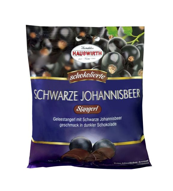 Hauswirth Schokolierte Schwarze Johannisbeer 200g