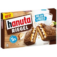 Hanuta Riegel Milch & Nuss 5x34,5g