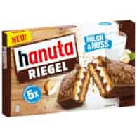 Hanuta Riegel Milch & Nuss 5x34,5g