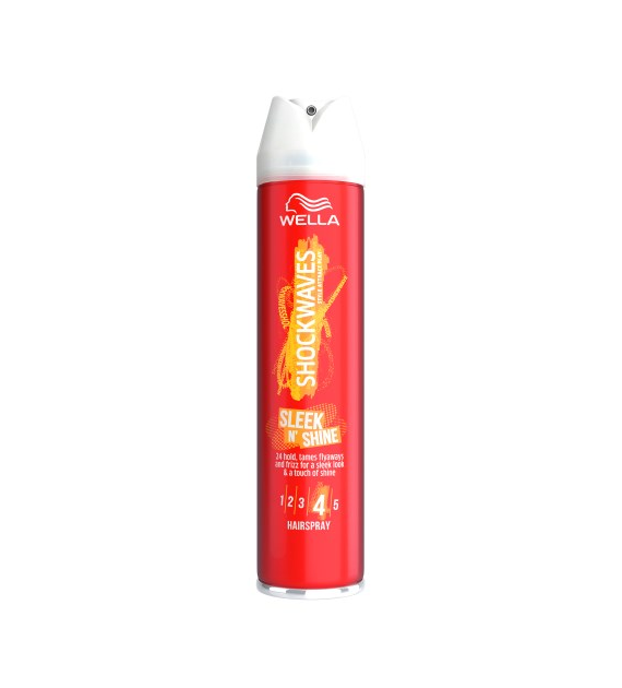Wella Shockwaves  4  Sleek Shine Lakier 250ml