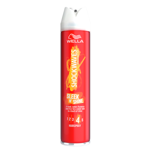 Wella Shockwaves  4  Sleek Shine Lakier 250ml