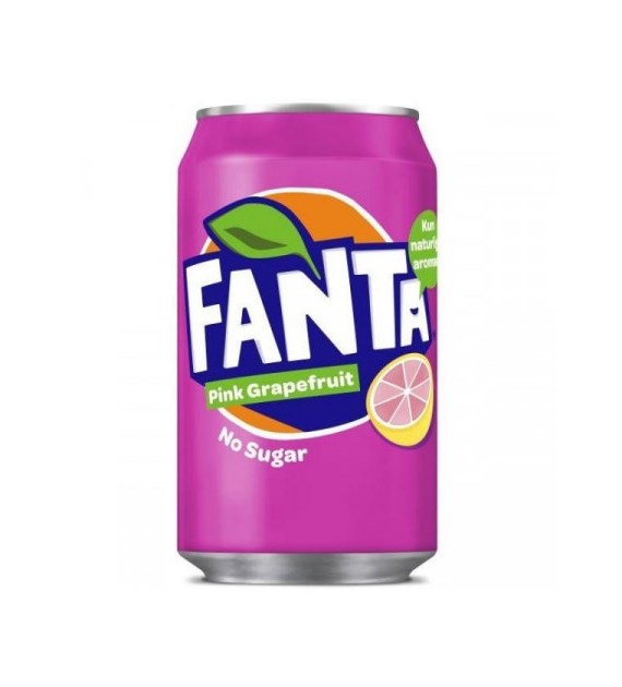 Fanta Pink Grapefruit No Sugar 330ml