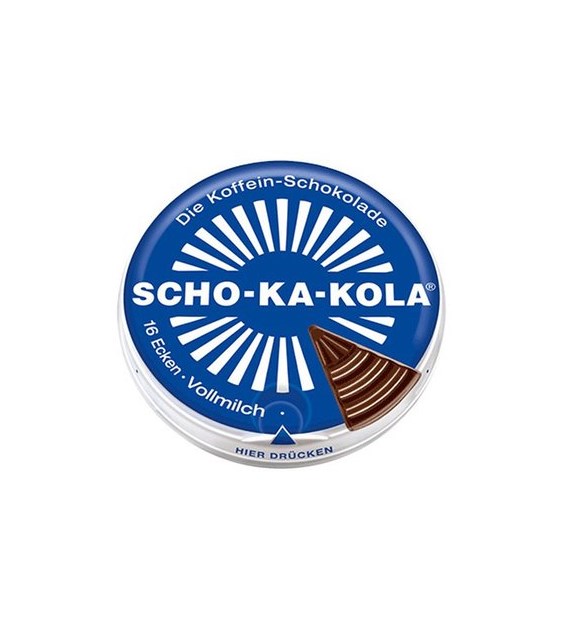 SCHO-KA-KOLA Koffein Schokolade Vollmilch 100g
